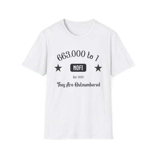 "Outnumbered" Unisex Softstyle T-Shirt